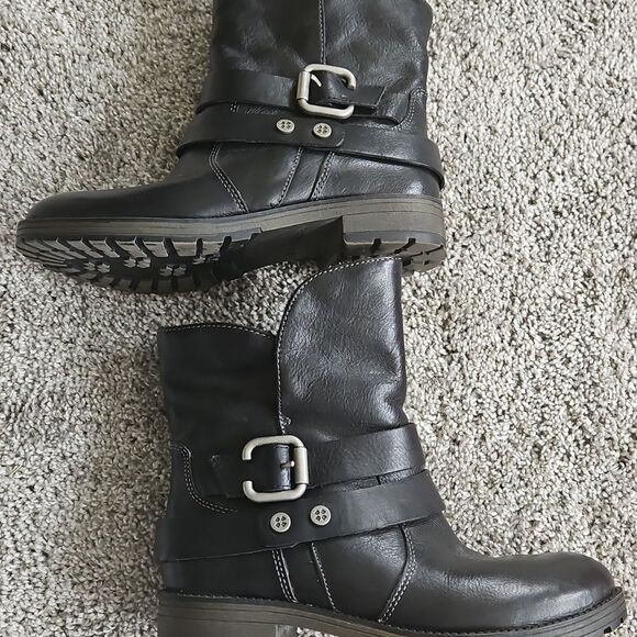 Naturalizer leather moto boots 5.5 - Picture 2 of 11